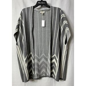 NWT LOFT Ann Taylor‎ Womens Short Sleeve Open Front Cardigan Sweater Size M/L